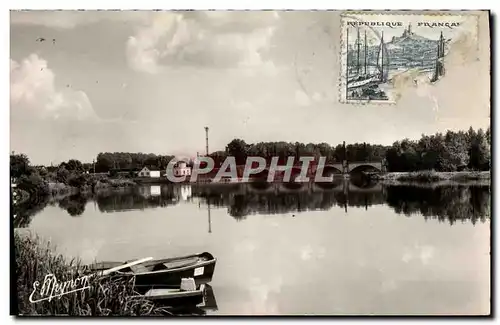 Cartes postales moderne Laroche Saint Cydroine Les bords de l&#39Yonne Le pont du chemin de fer