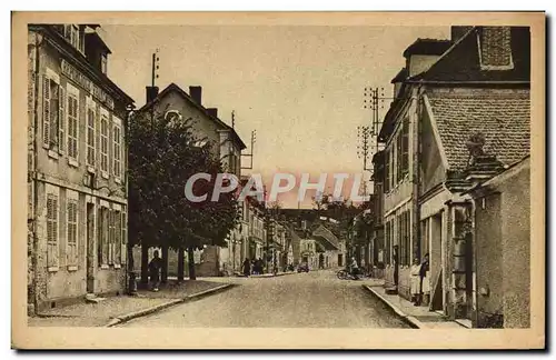 Ansichtskarte AK Laroche St Cydroine Mairie et Cafe de la Place