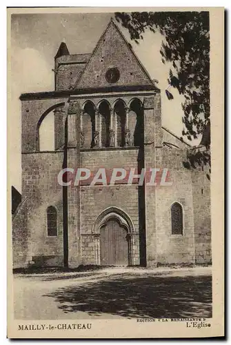 Cartes postales Mailly Le Chateau L&#39eglise