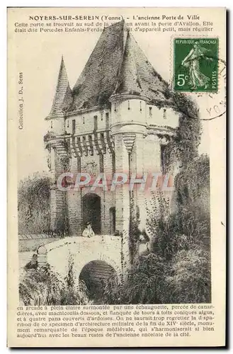 Cartes postales Noyers Sur Serien L&#39ancienne Porte de Ville