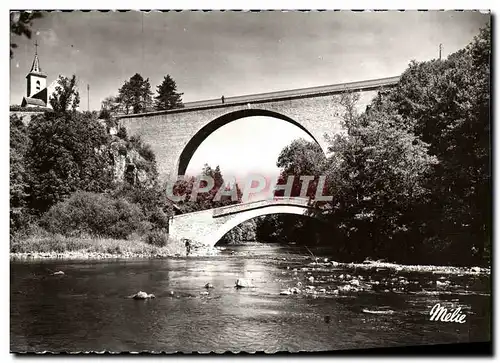 Cartes postales moderne Pierre Perthuis Les deux ponts