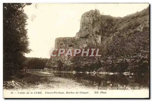 Cartes postales Vallee de la Cure Pierre Perthuis Roches de Gingon