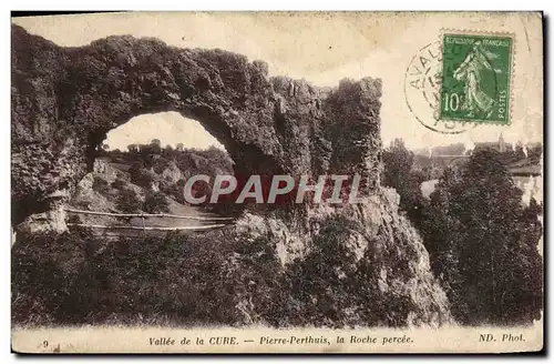 Cartes postales Vallee de la Cure Pierre Perthuis La roche Perthuis