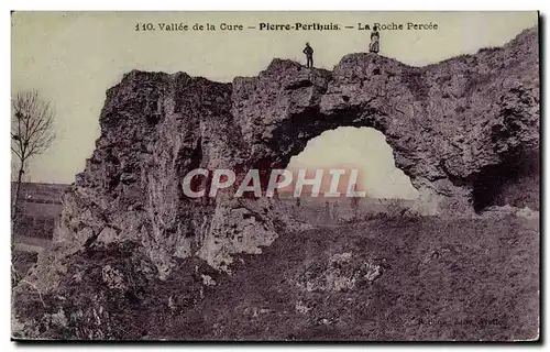 Cartes postales Vallee de la Cure Pierre Perthuis La Roche Percee