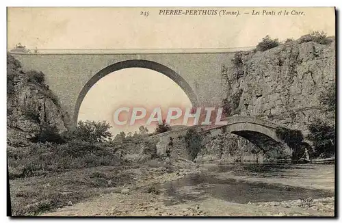 Cartes postales Pierre Perthuis Les Ponts et La Cure