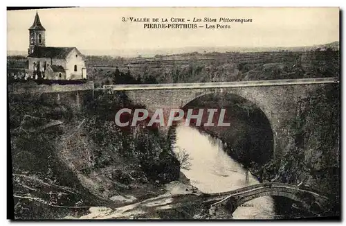 Cartes postales Vallee De La Cure Les Sites Pittoresques Piere Perthuis Les Ponts