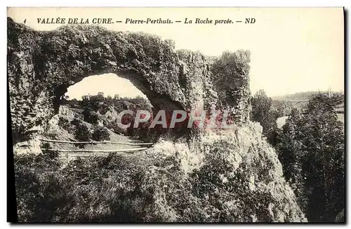 Cartes postales Vallee De La Cure Pierre Perthuis La Roche Percee