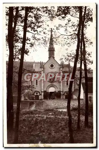 Ansichtskarte AK Monastere de Ste Marie de La Plerre qui Vire l&#39entree de l&#39eglise