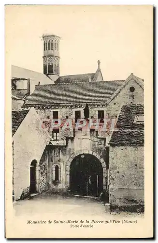 Cartes postales Monastere de Ste Marie de La Plerre qui Vire Porte d'entree