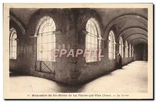 Cartes postales Monastere de Sainte Marie de la Pierre qui vire Le cloitre
