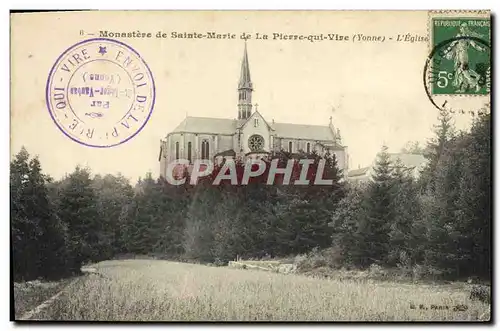 Ansichtskarte AK Monastere de Ste Marie de La Pierre qui Vire L&#39Eglise