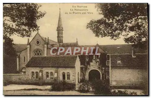 Ansichtskarte AK En Morvan Le Monastere de la Pierre qui vire