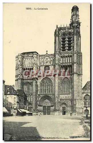 Cartes postales Sens La Cathedrale