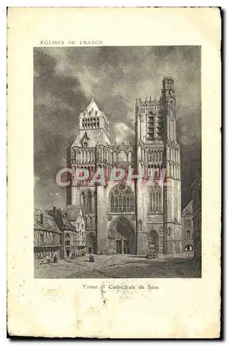 Cartes postales Yonne Cathedrale De Sens