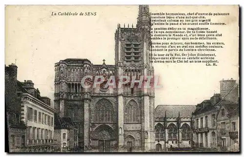 Cartes postales La Cathedrale de Sens