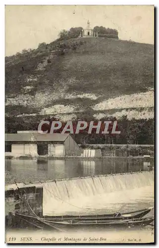 Cartes postales Sens Chapelle et Montagne de Saint Bon