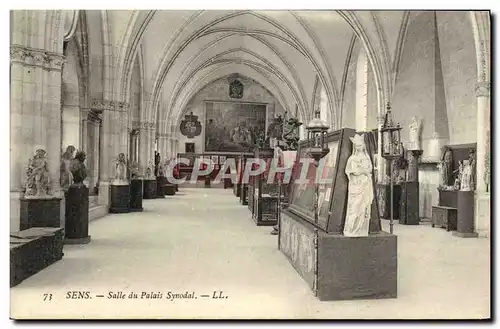 Ansichtskarte AK Sens Salle Du Palais Synodal