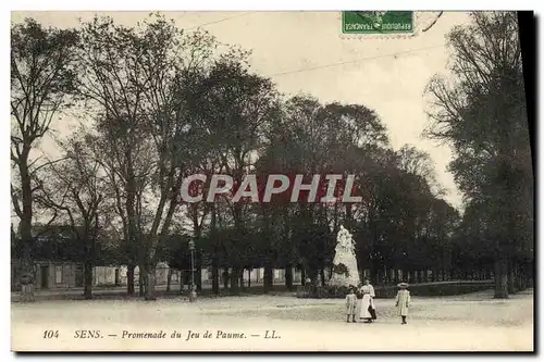 Cartes postales Sens Promenade du Jeu de Paume