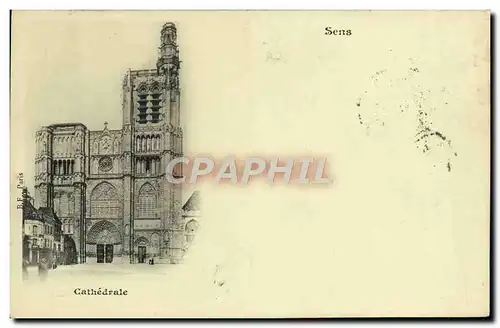 Cartes postales Sens Cathedrale