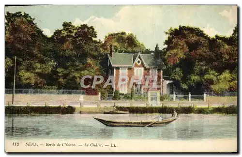 Cartes postales Sens Bords de I'Yonne Le chalet