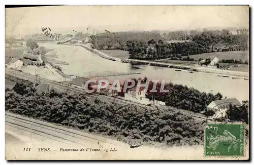 Cartes postales Sens Panorama de I'Yonne