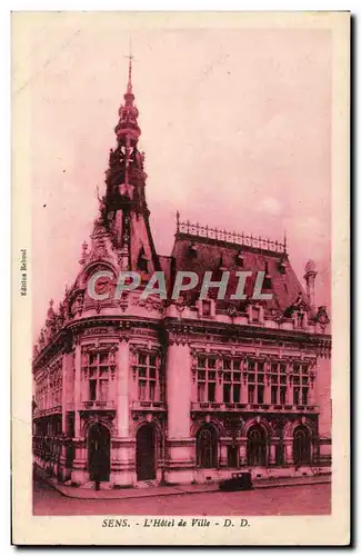 Cartes postales Sens L&#39Hotel de Ville