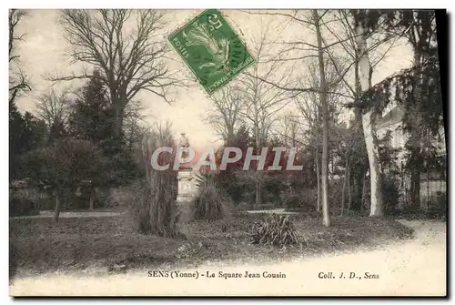 Cartes postales Sens Le Square Jean Cousin