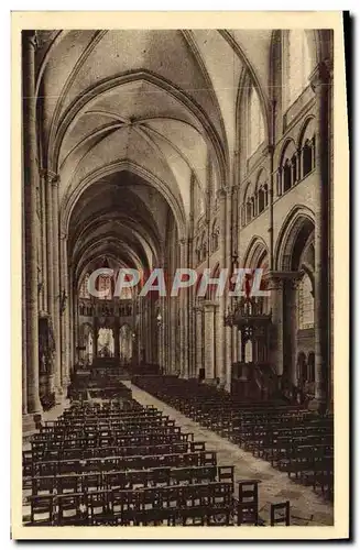 Cartes postales Sens La Nef De La Cathedrale