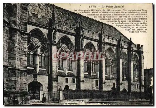 Cartes postales Sens Le Palais Synodal