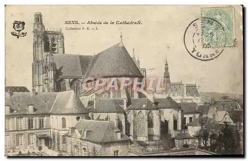 Cartes postales Sens Abside de la Cathedrale