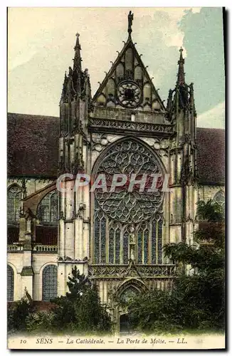 Cartes postales Sens La Cathedrale La Porte de Moise