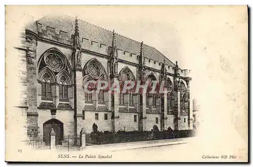 Ansichtskarte AK Sens Le Palais Synodal