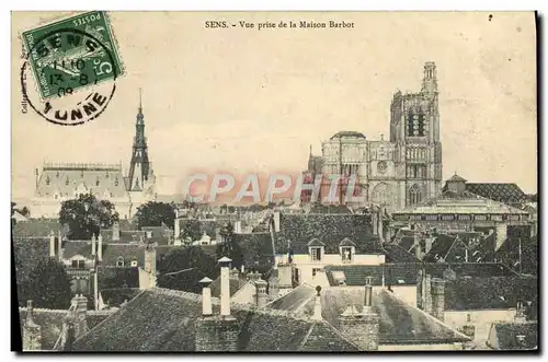 Cartes postales Sens Vue prise de la Maison Barbot