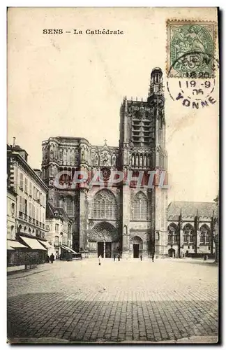 Cartes postales Sens La Cathedrale