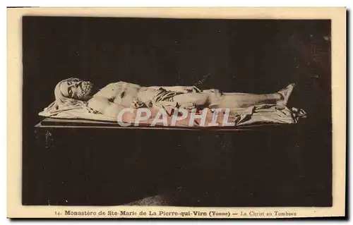Ansichtskarte AK Monastere de Sainte Marie de la Plerre qui Vire Le Christ au tombeau