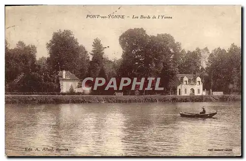 Cartes postales Pont sur Yonne Les Bords de l'Yonne