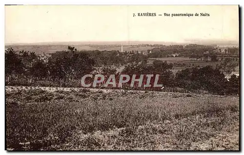 Cartes postales Ravieres Vue Panoramique de Nuits