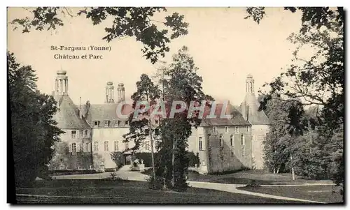 Cartes postales St Fargeau Chateau et Parc