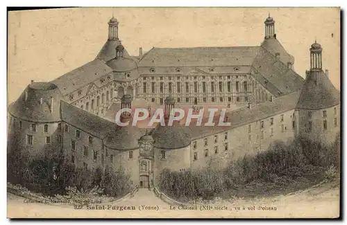 Cartes postales St Fargeau Entree du Chateau