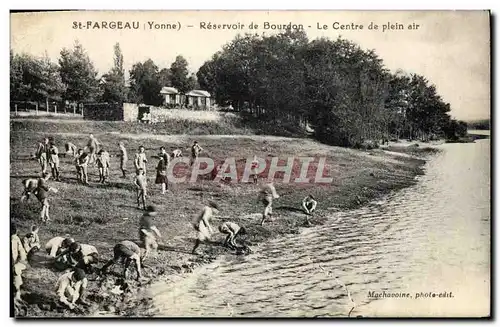 Cartes postales St Fargeau Reservoir de Bourdon Le Centre de plein air Enfants