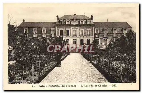 Cartes postales St Florentin L&#39Asile Saint Charles