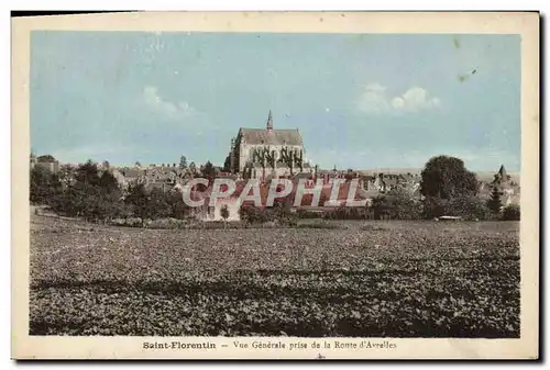 Cartes postales St Florentin Vue Generale prise de la Route d'Avrelles