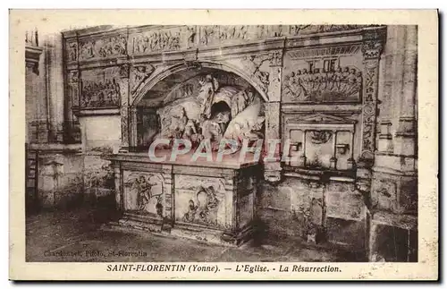 Cartes postales Saint Florentin L&#39Eglise et La Resurrection