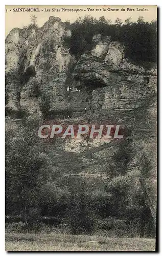 Cartes postales Saint More Les Sites Pittoresques Vue sur la Grotte du Pere Leuleu