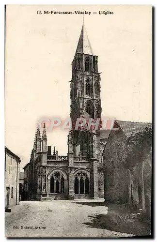 Cartes postales Saint Pere sous Vezelay l&#39Eglise