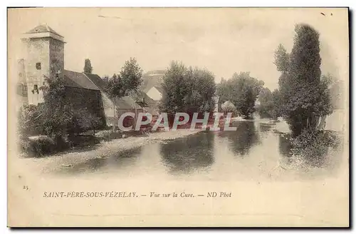 Ansichtskarte AK Saint Pere sour Vezelay Vue sur la Cure