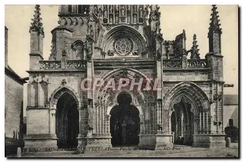Cartes postales Saint Pere sour Vezelay Porehe de l'eglise
