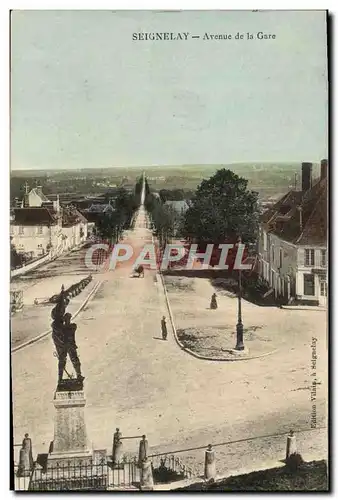 Cartes postales Seignelay Avenue de la Gare