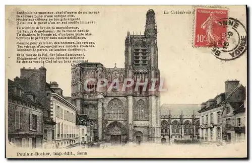 Cartes postales Sens La Cathedrale