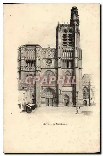 Cartes postales Sens La Cathedrale